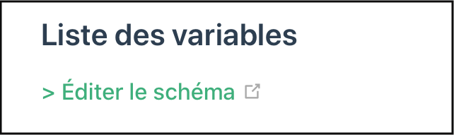 Lien d'édition vers le schéma des tables